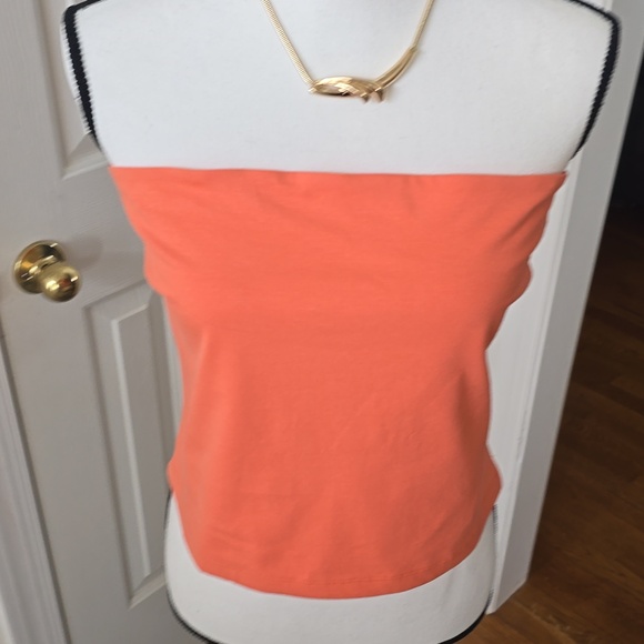 ARIZONA JEAN CO BRAND WOMEN'S JUNIOR SIZE ORANGE SUMMER STRAPLESS TUBE TOP XL - Picture 4 of 16